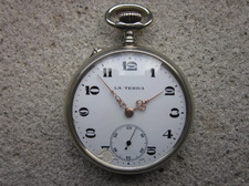 OROLOGIO DA TASCA LA TERRA