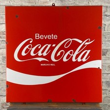 Insegna smaltata COCA-COLA