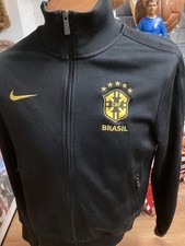 GIACCA TUTA FELPA UFFICIALE CALCIO SQUADRA FEDERAZIONE NAZIONALE BRASIL NIKE -CU