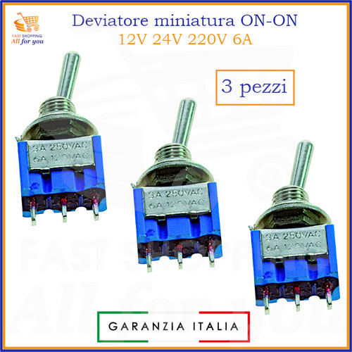 Micro interruttore deviatore - , a