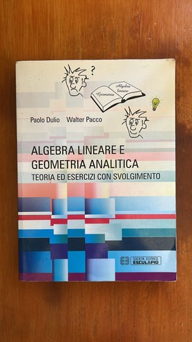 Algebra lineare geometria - algebra,