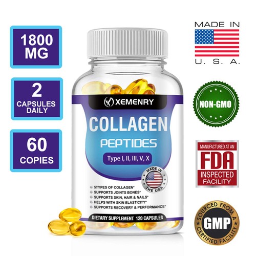 Collagen peptides 1800mg - peptides,