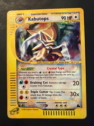 Kabutops crystal type 150 - crystal, 150/144