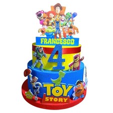 Torta Scenografica in Polistirolo Toy Story Decorazione Personalizzata Compleann