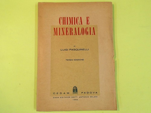 Chimica mineralogia - chimica, e