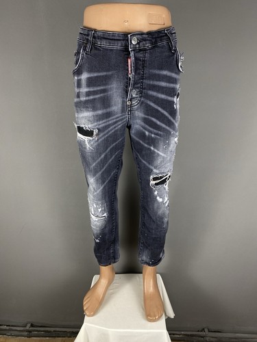 Pantaloni jeans biker