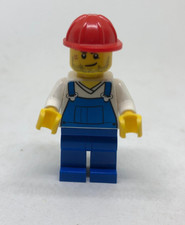 Lego City Treno Merci 60098 Minifig cty0555 Operaio ferroviario