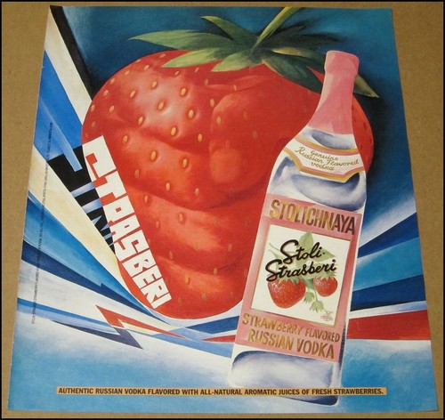 Pubblicità stampa vodka russa - pubblicità,