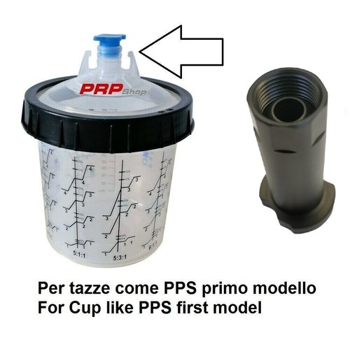 Adattatore tazze monouso pps - adattatore,