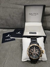 NAUTICA A42506 - Cronografo al Quarzo in Acciaio Swiss Movement - Entra