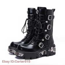 Stivali uomo donna rock unisex