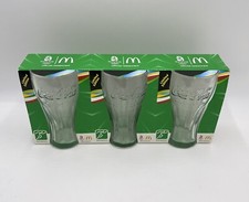 NUOVO McDonalds 2008 Olimpiadi di Pechino, LE Athletics Coca Cola Confezione 3 Tazze di Vetro