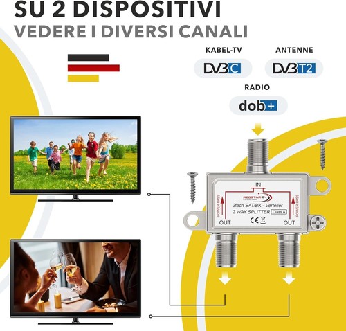 Distributore satellitare per