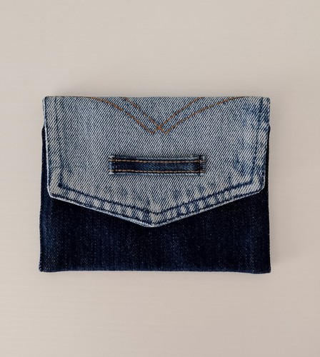 Pochette bustina jeans - pochette,
