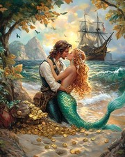 Quadro Pirata e Sirena