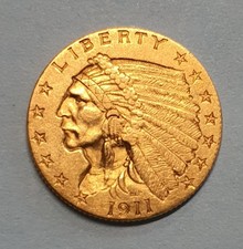 USA 2,5 dollari 1911 - India