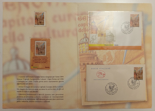 Folder filatelico italia - filatelico, 2004
