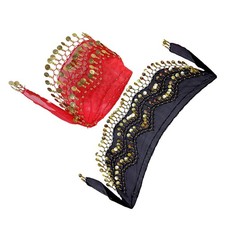  2 Pcs Belly Dancing Belt