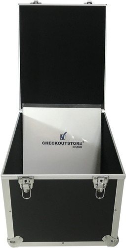 Used black aluminum lp - black,