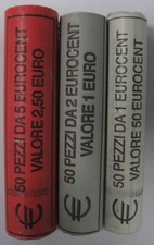 ROLL 1, 2, 5 CENT. ITALIA 2002-2003-04-05-07-08-2016-2017 - VEDI MENU A TENDINA