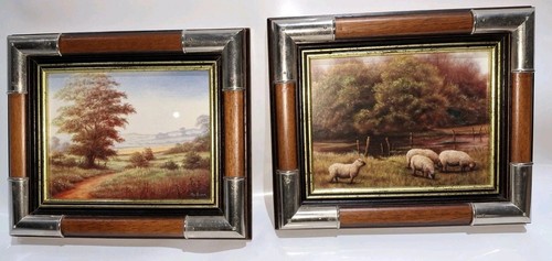 Stampe vintage dipinti - 2x,