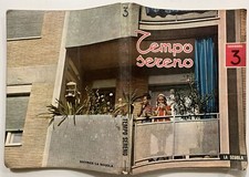 libro ILLUSTRATO SCUOLA ELEMENTARE TEMPO SERENO SUSSIDIARIO 3 LA SCUOLA 1963
