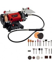 Smerigliatrice Mola da banco combinata con albero flessibile pietra 75mm Einhell