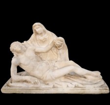 Antique Pietà Alabaster