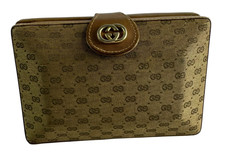 Vintage GUCCI Tan Canvas &