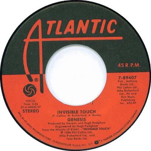 Genesis invisible touch vinile - invisible,
