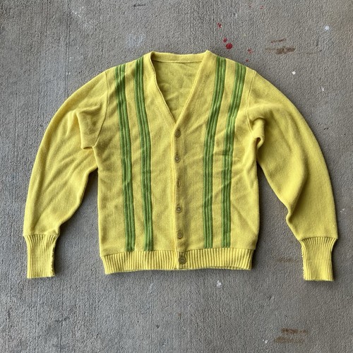 Cardigan vintage giallo - , verde