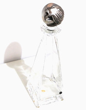 Ottaviani bottiglia cristallo Leone Argento 800 Studio Ottaviani vintage anni 90