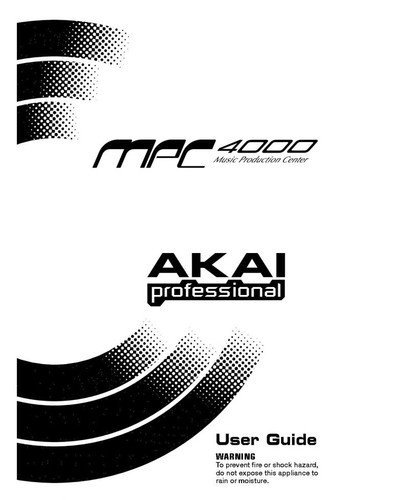 Akai mpc4000 manuale - mpc4000,