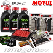 Tagliando KYMCO XCiting 500 i R 2008 2009 2010 / Kit Olio Motul 5100 Revisione