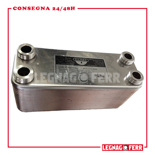 Scambiatore piastre 154x40 - 28,