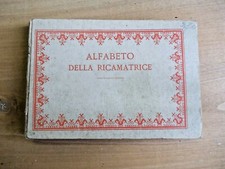 ALFABETO DELLA RICAMATRICE LETTERE CIFRE MONOGRAMMI E ORNATI BIBLIOTECA D.M.C