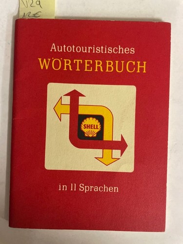 Autotouristisches wörterbuch - autotouristisches,