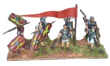 Soldatini Esci-1/72-Romani 5^ Legione Plastic Painted Metal Bases