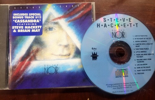Steve hackett guitar noir 1993 - guitar,