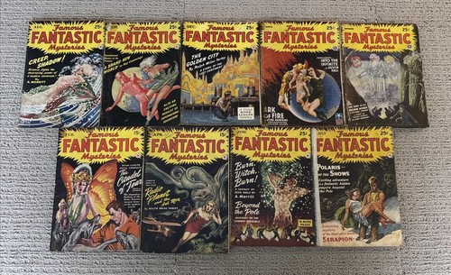 Famous fantastic mysteries lot - fantastic,