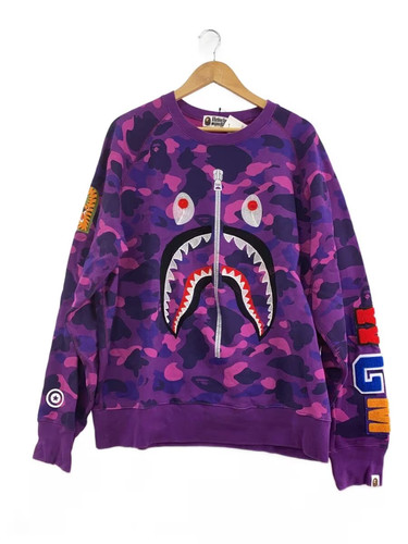 Felpa bathing ape viola - felpa, a