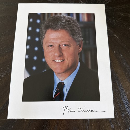 Bill clinton foto firmata - bill,