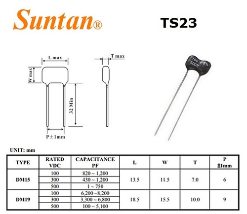 Suntan 1000pf 500v - suntan, 1000pf/500v