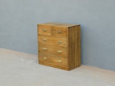 Cassettiera mobile a 5 cassetti in legno esotico, '900 - H 71 cm!