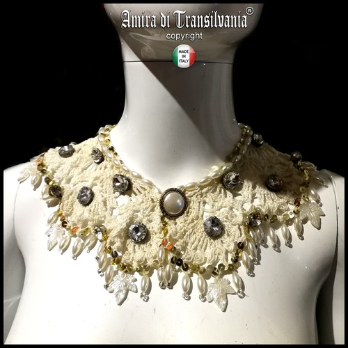 Gioielli collarino macramè - gioielli,