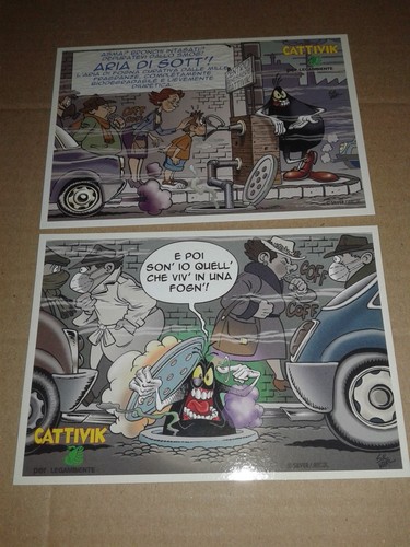 Cattivik cartoline promocard - cattivik-2,