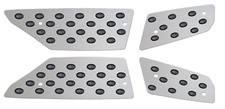 Aluminum Footrests + Non-Slip