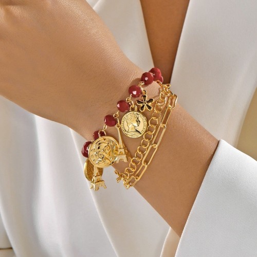 Bracciale perle per stella - , di