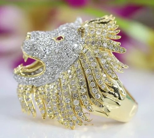 Anello uomo leone vera - uomo,