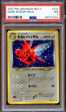 PSA 7 Dark Scizor Neo 4 #212